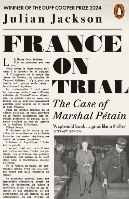 France on Trial: The Case of Marshal Petain by Julian Jackson, TheBookChart.com
