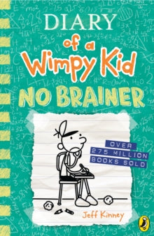 Diary of a Wimpy Kid: No Brainer (Book 18) by Jeff Kinney , thebookchart.com