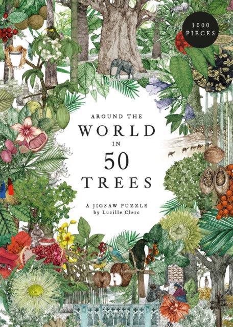 Around the World in 50 Trees: A Jigsaw Puzzle (1000-Piece) by Jonathan Drori, thebookchart.com