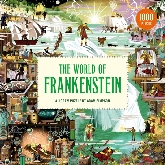 The World of Frankenstein: A Jigsaw Puzzle by Adam Simpson by Roger Luckhurst
