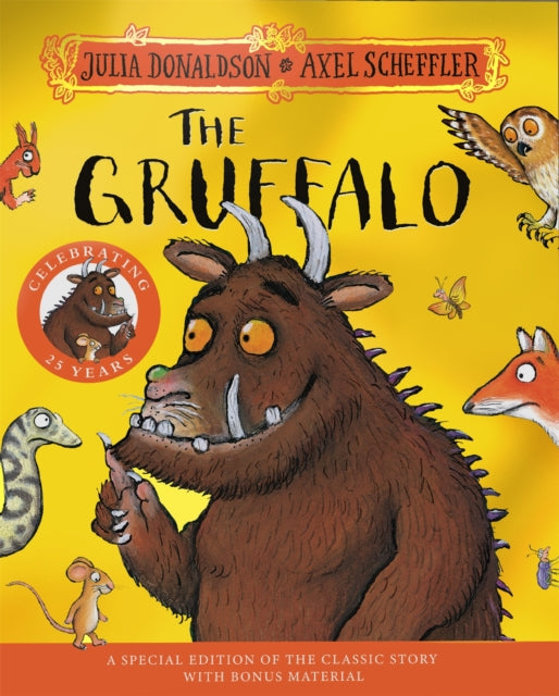 The Gruffalo 25th Anniversary Edition by Julia Donaldson, thebookchart.com