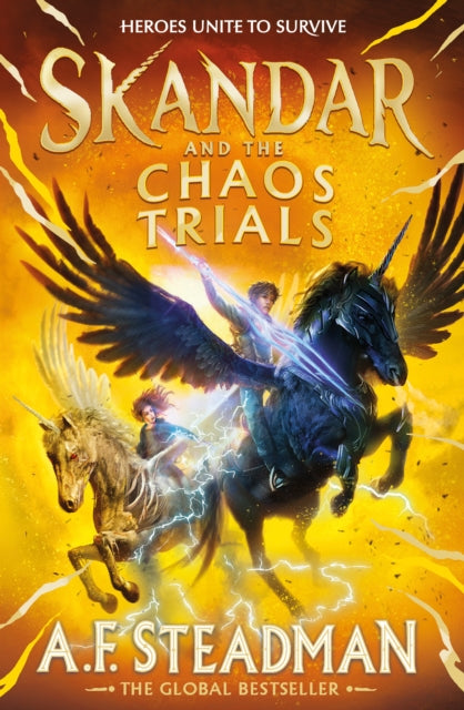 Skandar and the Chaos Trials by A.F. Steadman, thebookchart.com