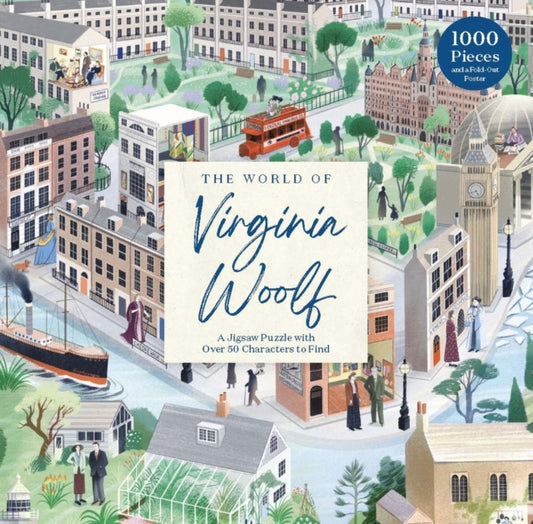 The World of Virginia Woolf: A 1000-piece Jigsaw Puzzle by Dr.Sophie Oliver, thebookchart.com