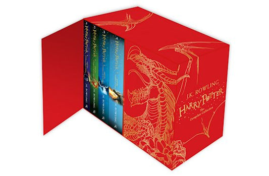 Harry Potter Box Set: The Complete Collection (Hardback & Paperback) by J. K. Rowling, Hardback, thebookchart.com