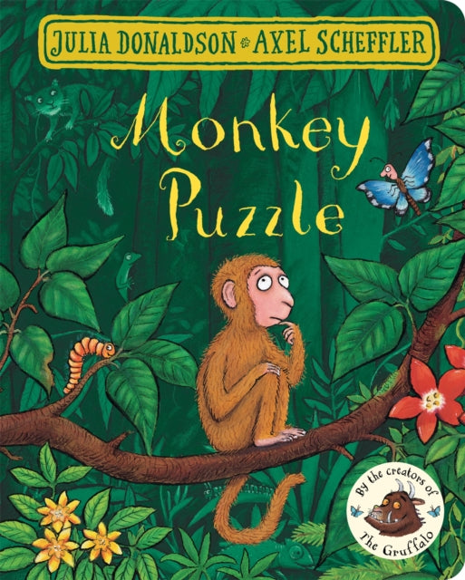Monkey Puzzle by Julia Donaldson, thebookchart.com