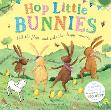 Hop Little Bunnies by Martha Mumford and Laura Hughes - Board Book, thebookchart.com