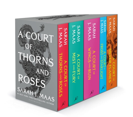A Court of Thorns and Roses Paperback Box Set (5 books) by Sarah J. Maas, thebookchart.com