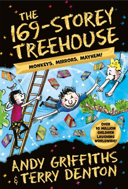 The 169-Storey Treehouse: Monkeys, Mirrors, Mayhem! by Andy Griffiths, thebookchart.com