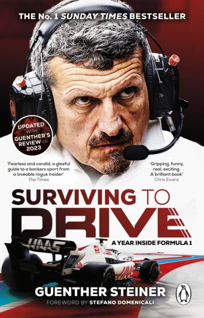 Surviving to Drive by Guenther Steiner, thebookchart.com