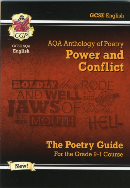 GCSE English AQA Poetry Guide - Power & Conflict Anthology inc. Online Edition, Audio & Quizzes by CGP Books, thebookchart.com