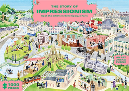 The Story of Impressionism (1000-Piece Art History Jigsaw Puzzle) by Marcel George, thebookchart.com
