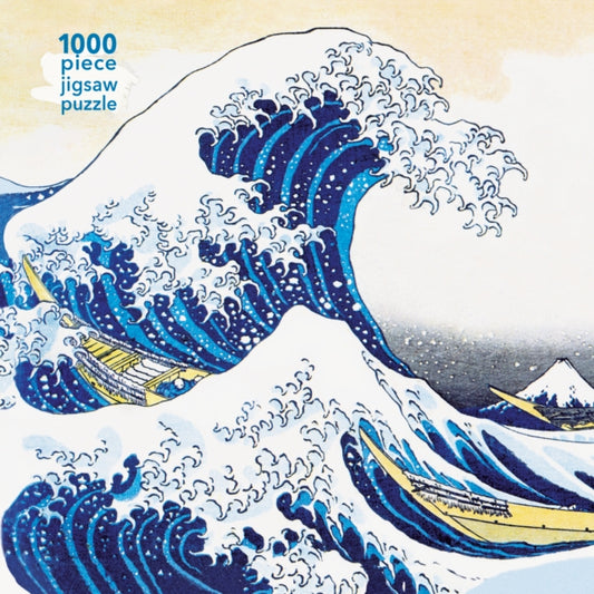 Adult Jigsaw Puzzle Hokusai: The Great Wave: 1000-piece Jigsaw Puzzles by Flame Tree Studio, thebookchart.com