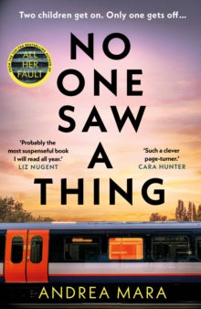 No One Saw a Thing by Andrea Mara, thebookchart.com