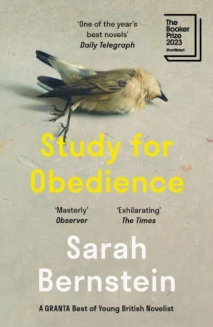 Study for Obedience by Sarah Bernstein, thebookchart.com