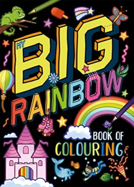 My Big Rainbow Book of Colouring by Igloo Books, thebookchart.com