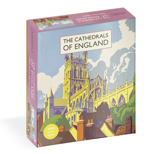 Brian Cook's Cathedrals of England Jigsaw Puzzle: 1000-piece jigsaw puzzle by B T Batsford, thebookchart.com