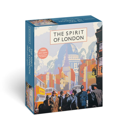 The Spirit of London Jigsaw Puzzle: 1000-piece jigsaw puzzle by B T Batsford, thebookchart.com
