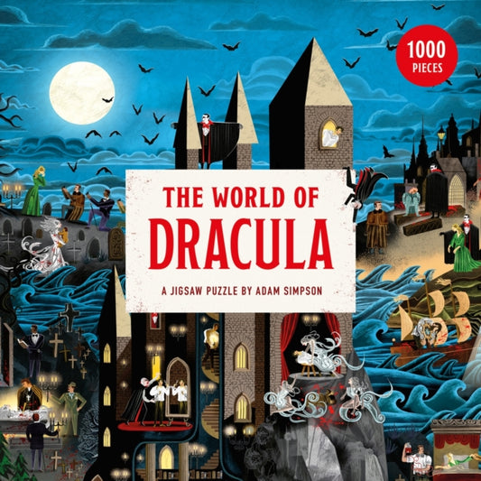 The World of Dracula: A Jigsaw Puzzle (1000-Piece) by Adam Simpson by Roger Luckhurst, thebookchart.com