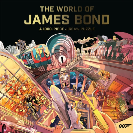 The World of James Bond: A 1000-piece Jigsaw Puzzle by Laurence King Publishing, thebookchart.com