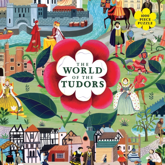 The World of the Tudors: A Jigsaw Puzzle with 50 Historical Figures to Find by Elizabeth Norton, thebookchart.com