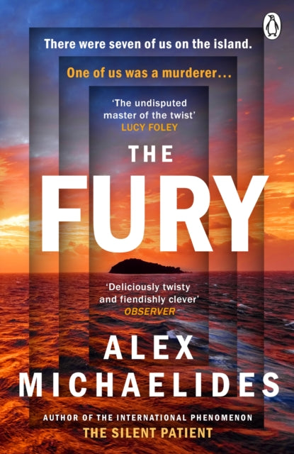 The Fury by Alex Michaelides PB, thebookchart.com