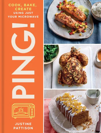 PING!: Cook, Bake, Create Using Just Your Microwave by Justine Pattison, thebookchart.com