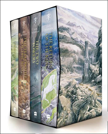 The Hobbit & The Lord of the Rings Illustrated Box Set Collection by J. R. R. Tolkien, thebookchart.com